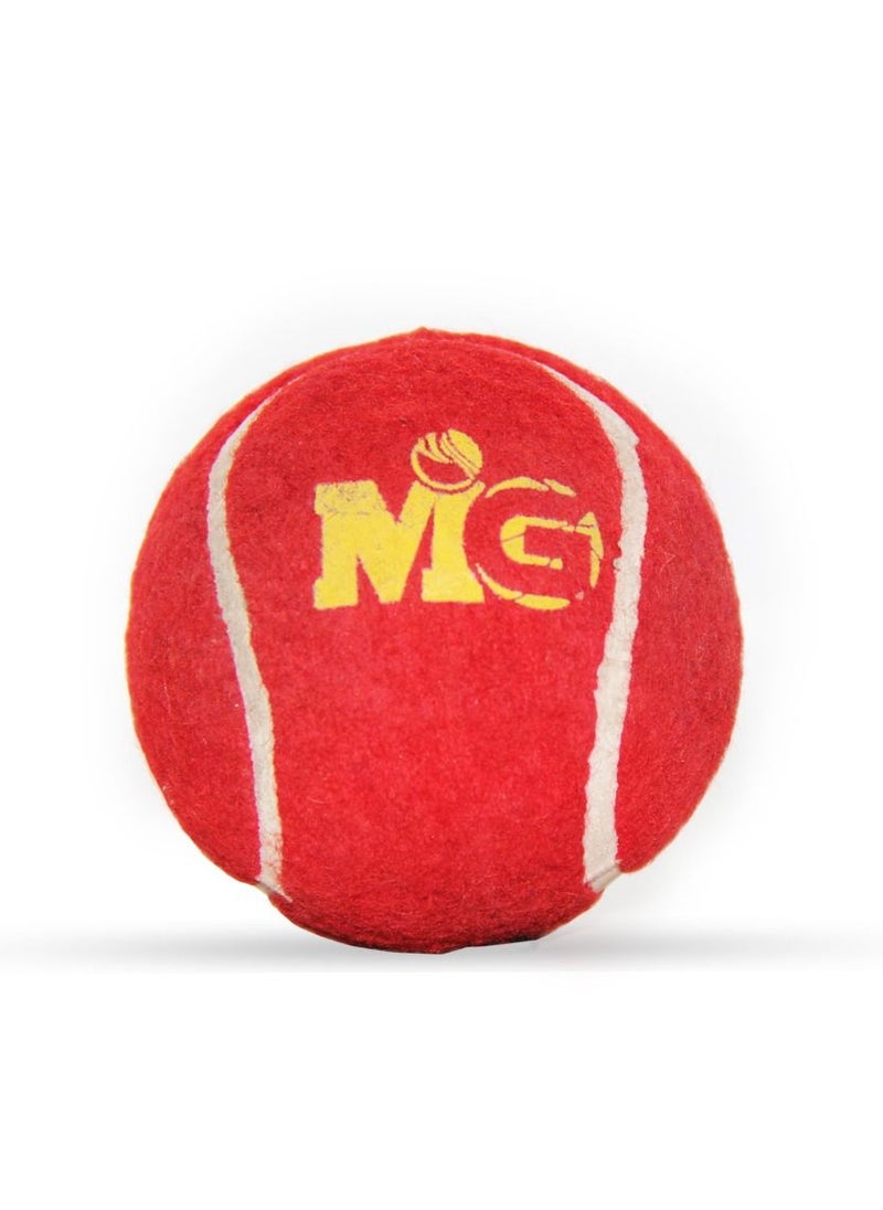 MG Cricket Tennis Ball with Jar 1 SET OF 2 PCS-RED  - Image 3