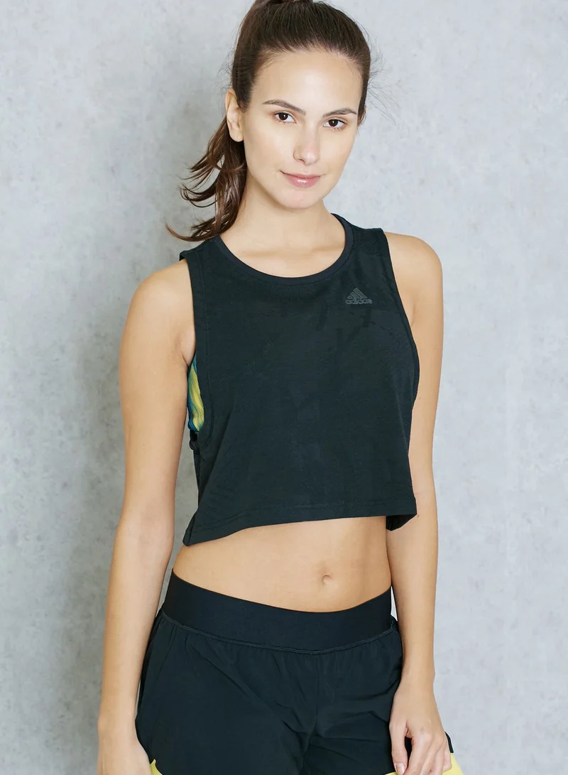 Adidas Boxy Cropped Tank Top