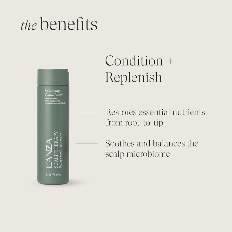 L'anza Healing Nourish Stimulating Conditioner Encourages Healthy Hair Growth While Eliminating Dead Skin Cells Sebum Residue & DHT for a Healthy and Fresh Hair and Scalp (85 Fl Oz) - Image 1