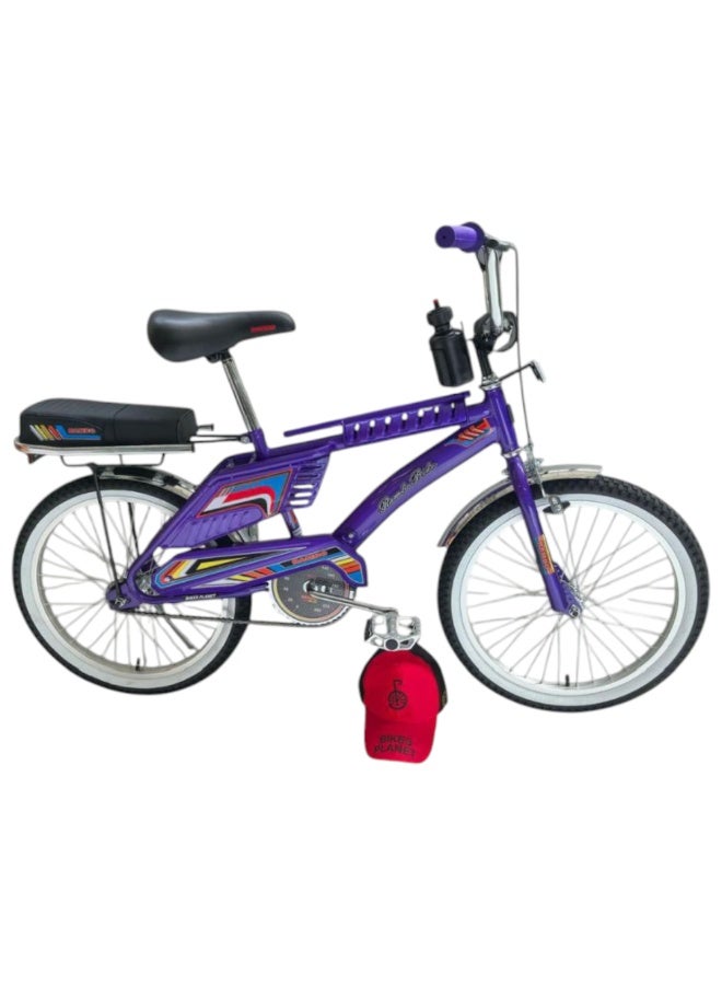 Rambo New Rambo Freestyle Kids Bike with 2 Seats, 20-Inch Size Rambo Bicycle indonesian Design with Adjustable Seat, Children Bicycle with Air Filled Wheels, Hand and Rear Brakes, For Ages 8+ - Image 1