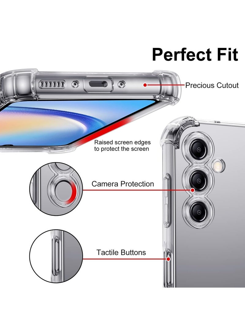 حافظة شفافة لهاتف سامسونج جالاكسي A26 بزوايا معززة مقاومة للخدش، غطاء شفاف واقٍ من الصدمات لهاتف سامسونج جالاكسي A26 - Image 3