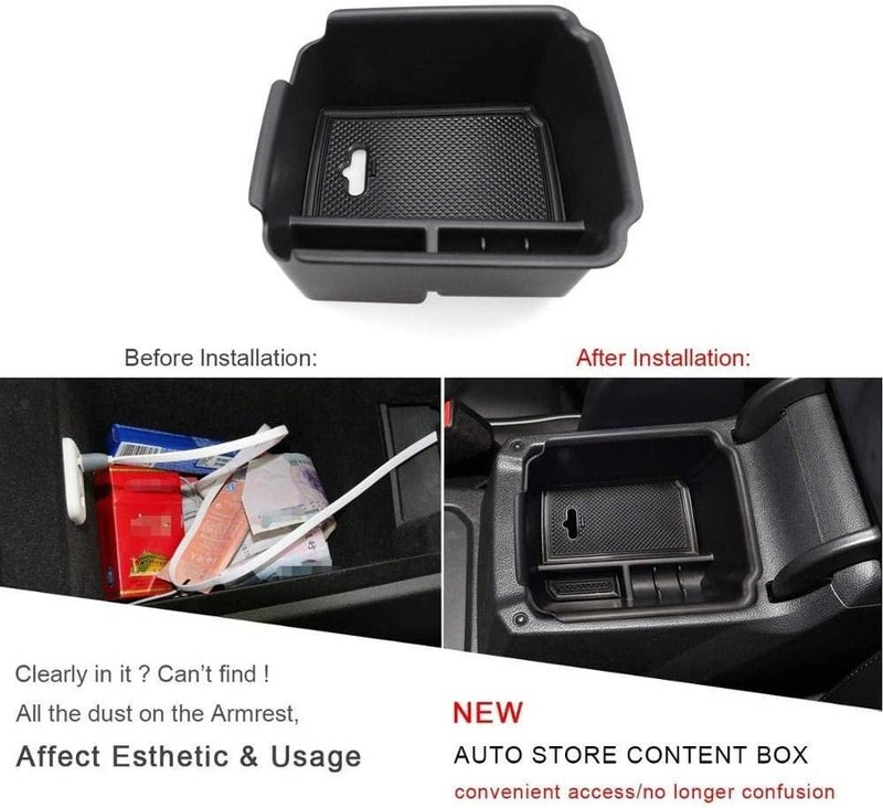 QASULER Car Central Storage Box for Tiguan - Image 4