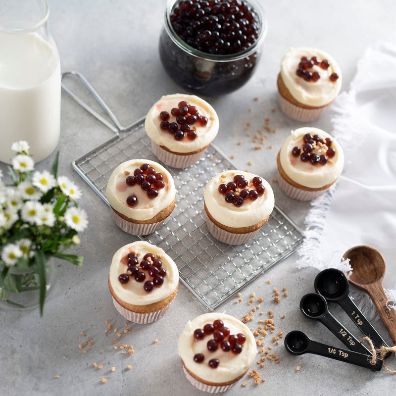 BREXONIC Strawberry Boba Pearls, Strawberry Popping Boba Bursting Boba, Strawberry Bubble Tapioca Pearls For Bubble Tea 1 Pound (Strawberry, 1 LB Pack of 1) - Image 5