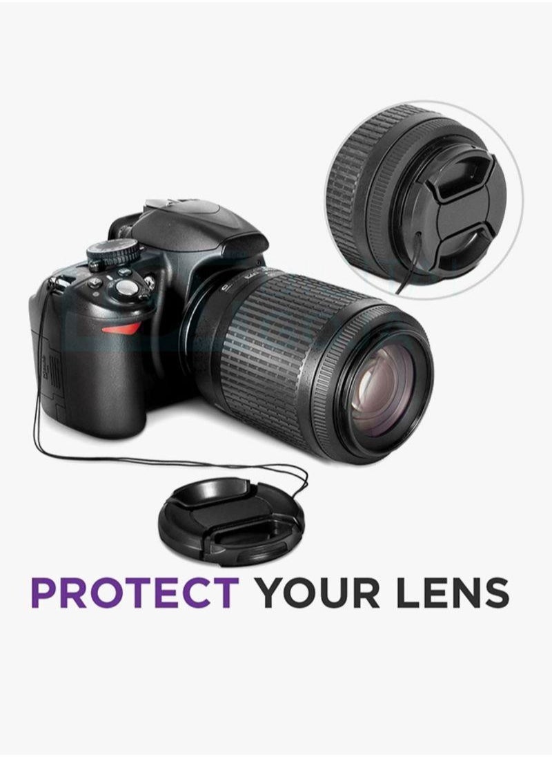 Coopic - COOPIC 37mm Lens Cap Front Cover Protector Snap On Center Pinch for Camera Canon Nikon Sony DSLR - Image 1