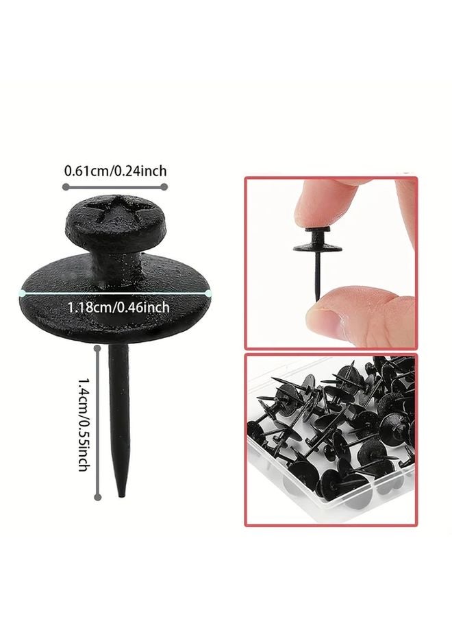 20 Golden Double Headed Hanging Nails Star Hooks 20pcs - Image 3