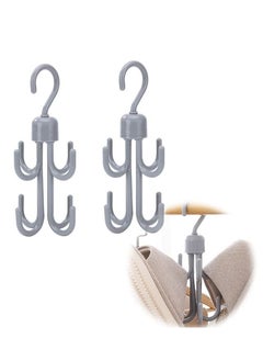 Plastic Hanger, 2Pcs Rotating Scarf Tie Rack Holder Hook Towels Hanger Closet Organizer for Home Purse Handbag Shoes Grey - pzsku/ZA0D9E742C054DC546AB4Z/45/_/1666398627/c8b30e8a-c4da-48a7-84c6-013eceff1f3b