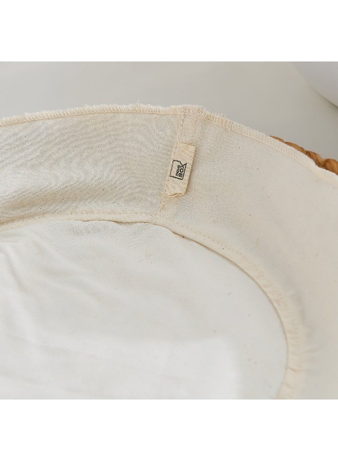 Home Box Bella Wide Jute Basket with Canvas Lining - 33x8 cm - Image 3