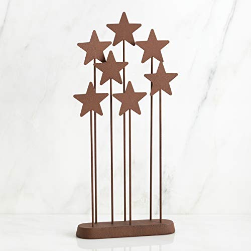 Willow Tree Metal Star Backdrop, Designed for Classic Nativity Collection, Stand Rustic Metal Stars Behind Holy Family or Next to Creche, Hand-Painted Accessory - Image 2