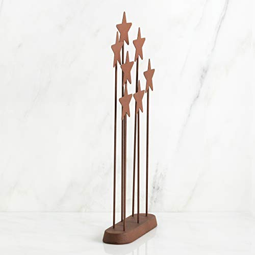 Willow Tree Metal Star Backdrop, Designed for Classic Nativity Collection, Stand Rustic Metal Stars Behind Holy Family or Next to Creche, Hand-Painted Accessory - Image 3