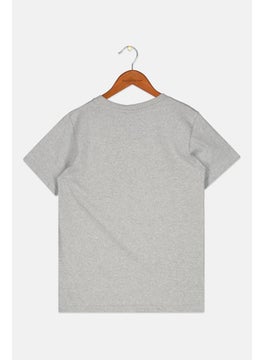 Naruto Kids Boy Round Neck Short Sleeve Graphic Print T-Shirt, Grey Combo  - Image 2