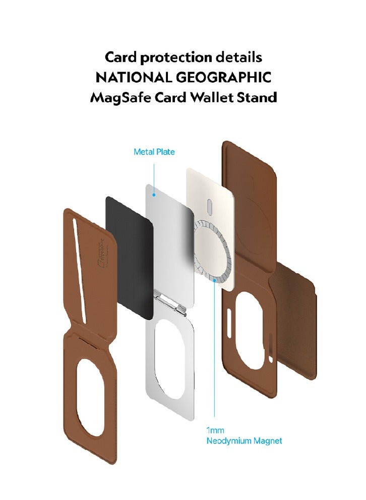 NATIONAL GEOGRAPHIC حامل بطاقة ماغسيف من ناشيونال جيوغرافيك (PU) - أسود - Image 4