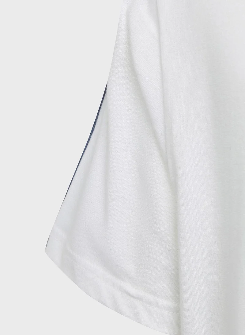 Adidas Kids 3 Stripes T-Shirt