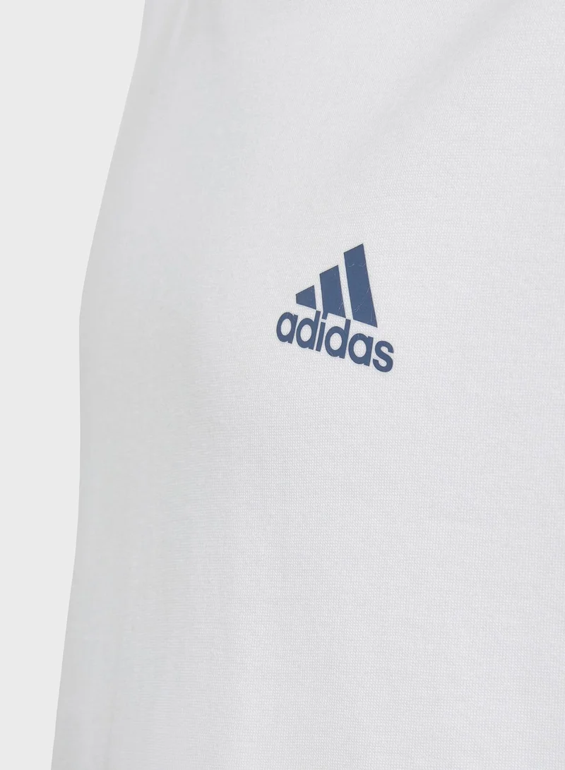 Adidas Kids 3 Stripes T-Shirt