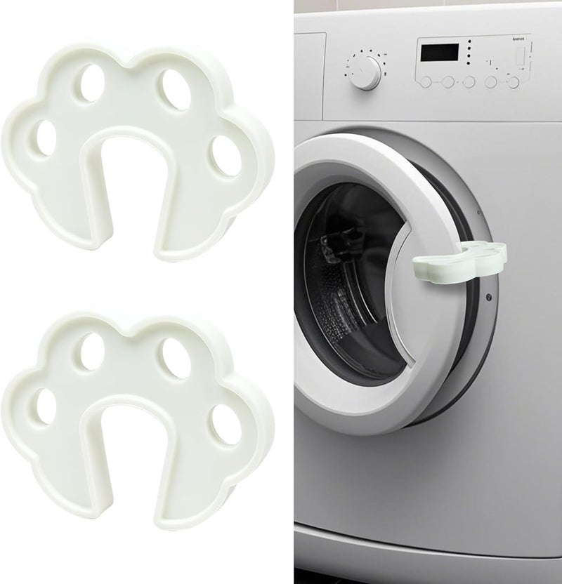 GnoTis Washing Machine Door Prop Open-2 pcs white - Image 1