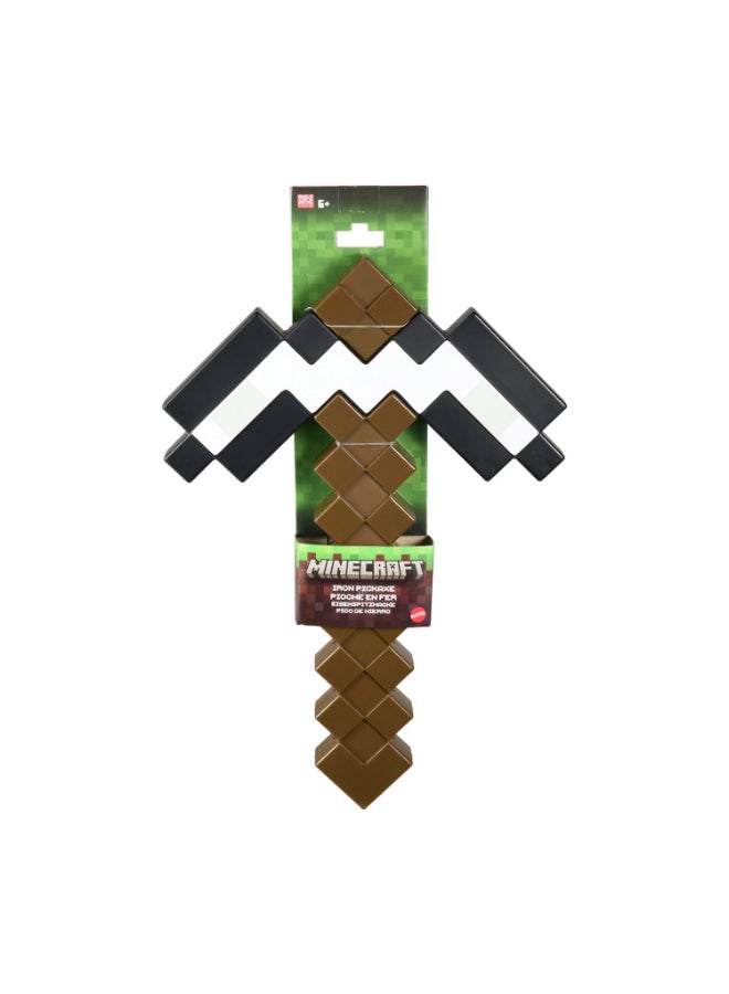 Minecraft Iron Pickaxe Battle Toy (34.92 cm) - Image 1