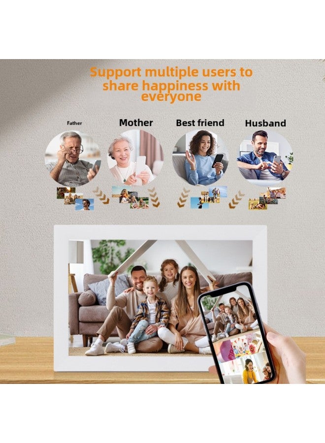 The 13-inch 17-inch HD Cloud Photo Frame Wifi Remote Release Smart Touch Horizontal And Vertical Screen Switch-Color:13inch White 32g+uhale - Image 5