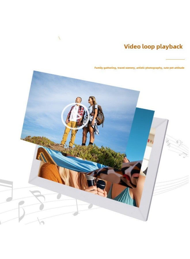 The 13-inch 17-inch HD Cloud Photo Frame Wifi Remote Release Smart Touch Horizontal And Vertical Screen Switch-Color:13inch White 32g+uhale - Image 3