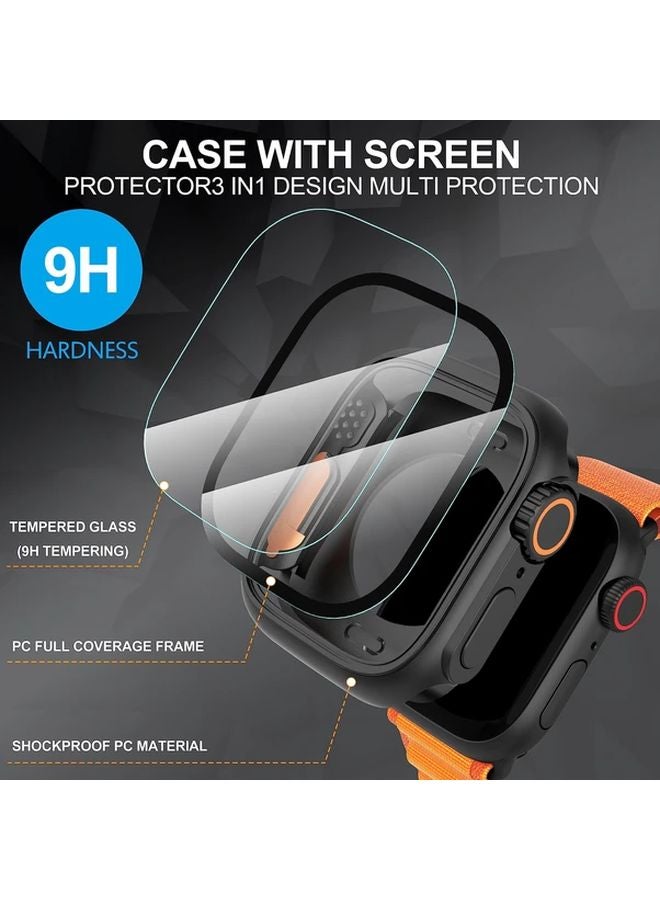 Set 1 4 Pack Apple Watch Series 9 8 7 45MM Ultra Thin Case Screen Protector - Image 5