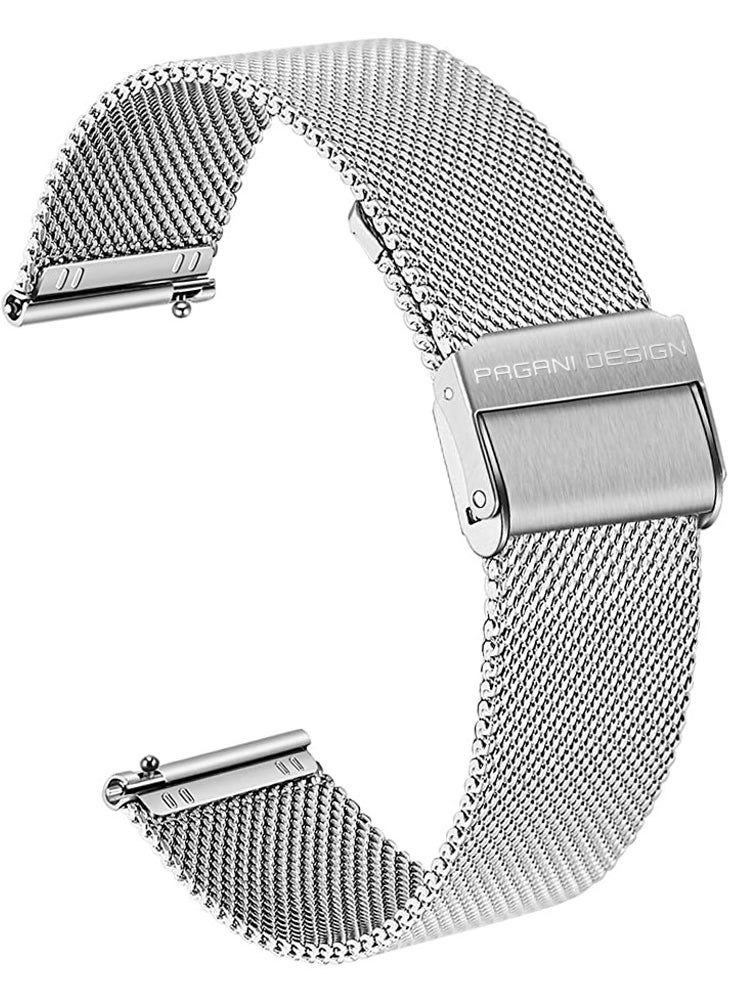PAGANI DESIGN Men's Fashion Business Automatic Mechanical Watches, Stainless Steel Mesh Strap, Japanese Movement, Waterproof PD1667 Black  - Image 4