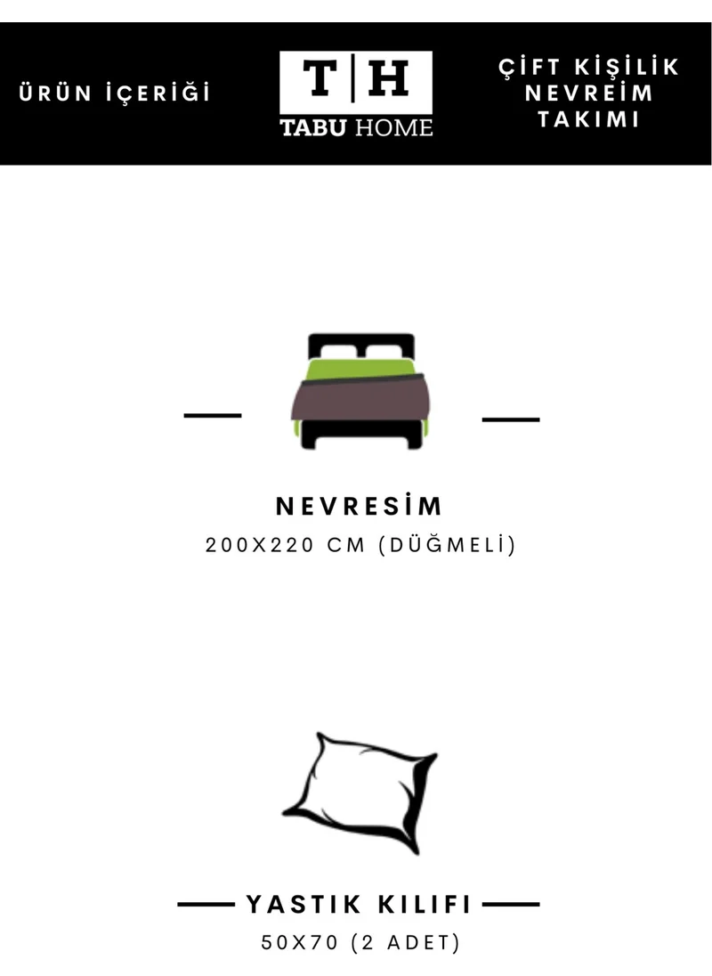 تابو هوم Yarn Dyed Double Duvet Cover Set