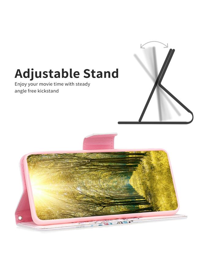 erorex Case For OPPO A78 5G Colored Drawing Pattern Leather Phone Case - Image 5