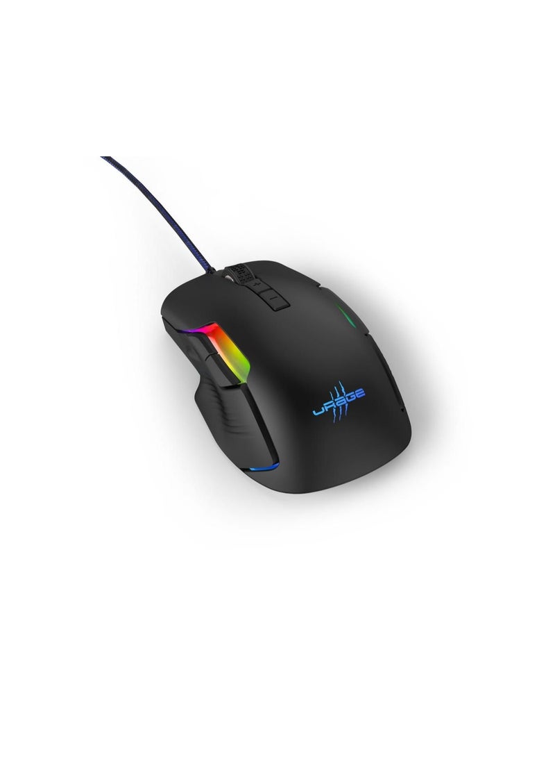 uRage Reaper 600 USB Gaming Mouse LED 8 Buttons 32.000 Dpi RGB Lighting - Image 3