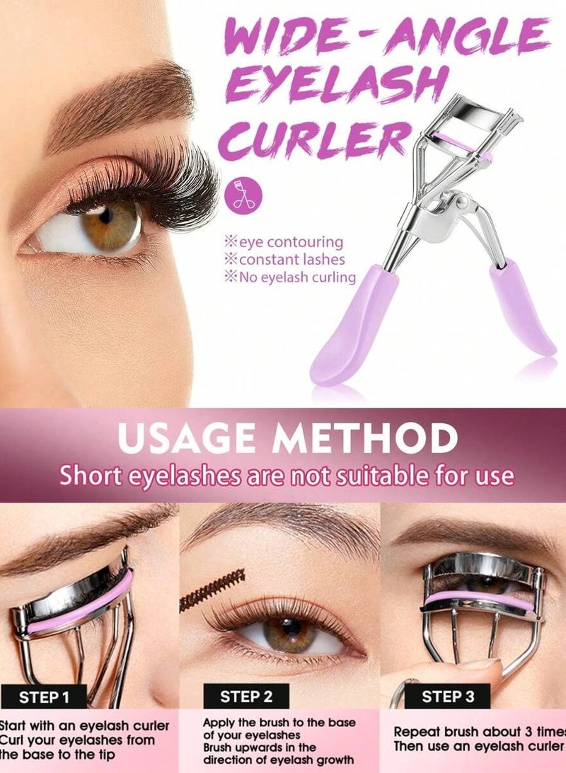 Complete Makeup Brush and Tool Set - Purple-Themed for Flawless Application - Image 3