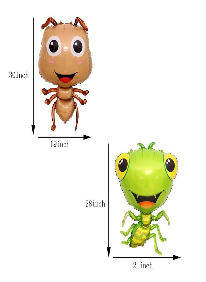CSTYWC 8PCS Insect Animal Balloons Set Bee Gecko Ant Mantis Foil Mylar Balloon for Girls Boys Garden Insect Animals Themed Birthday Party Supplies Decorations - Image 4