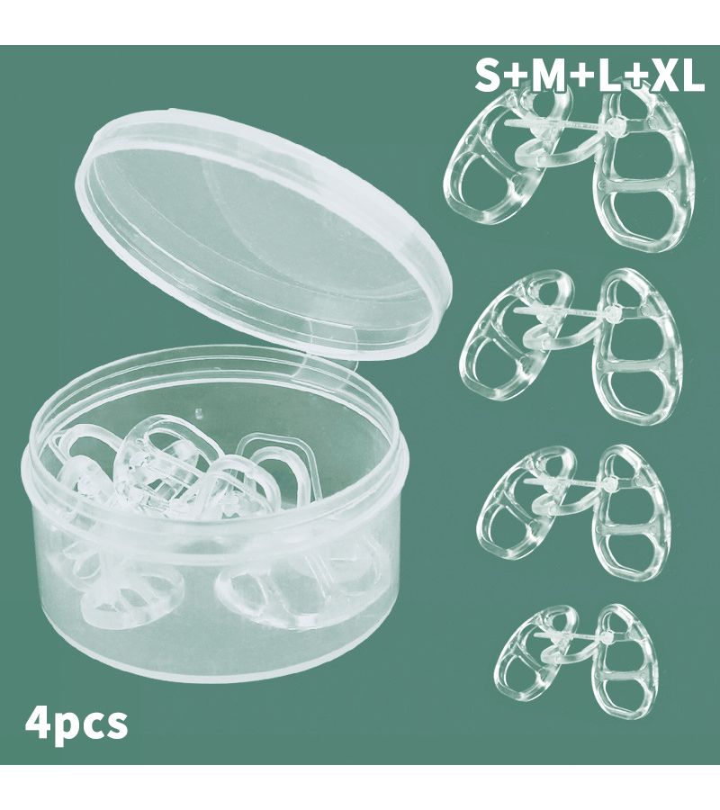 Anti Snore Nose Clip Device Stop Snoring Sleeping Aid Equipment Breathe Aid Nasal Dilators For Better Sleep Color White - Image 2