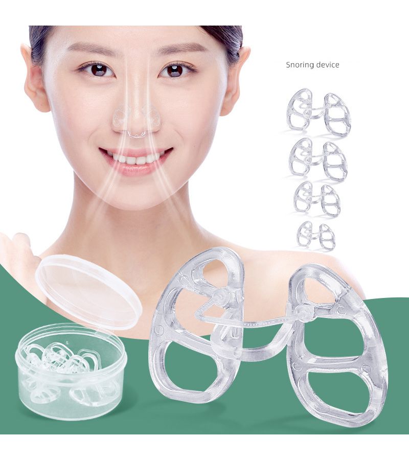 Anti Snore Nose Clip Device Stop Snoring Sleeping Aid Equipment Breathe Aid Nasal Dilators For Better Sleep Color White - Image 3
