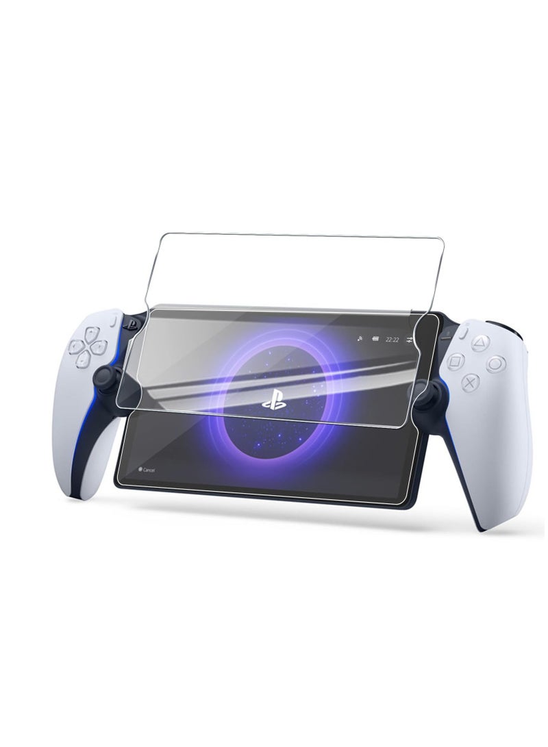 2 Pack Screen Protector Compatible for Sony Playstation PS5, Transparent Ultra HD, Anti-Fingerprint, Bubble Free Temperd Glass for Sony Playstation PS5 Portal Handheld Game - Image 1