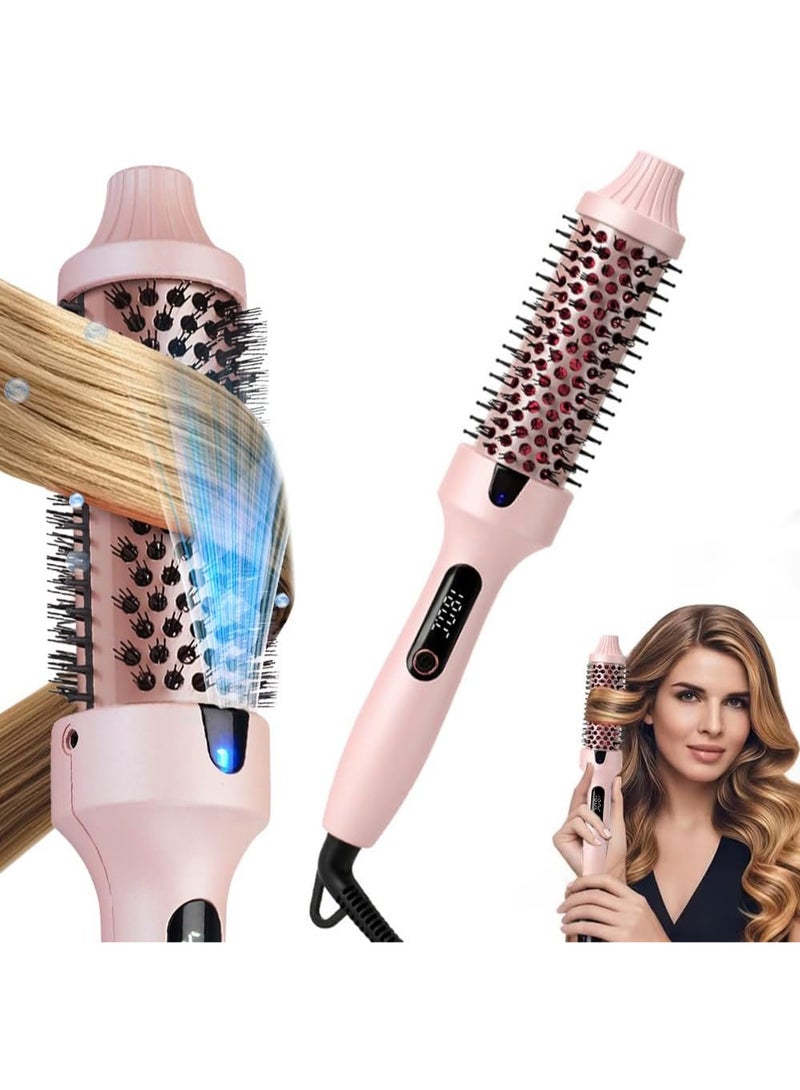 بينكو مشط تجعيد متعدد الوظائف ، فرشاة حرارية ساخنة ، فرشاة دائرية ساخنة للاستقامة والشباك ، شعر ناعم ولامع مع أيونات سالبة ، قابل للتعديل 60-240 درجة مئوية ، حرارة سريعة - Image 1