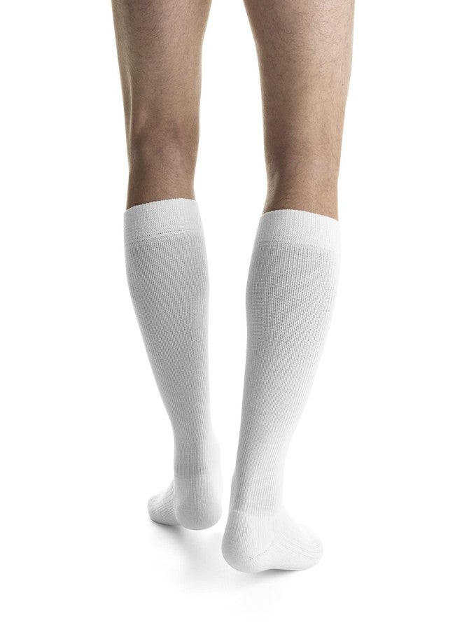 JOBST 110480 Activewear Compression Sock, 15-20mmHg, Knee High, Medium, White - Image 2