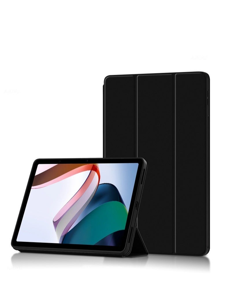 TWEGGON Case for Xiaomi Redmi Pad 6 Pro/Pad 6 11" Folio Flip Stand Tablet Cover for Redmi Pad 6 Pro and Redmi Pad 6 11Inch Case TPU Soft Shell Sleep Wake Up Black - Image 1