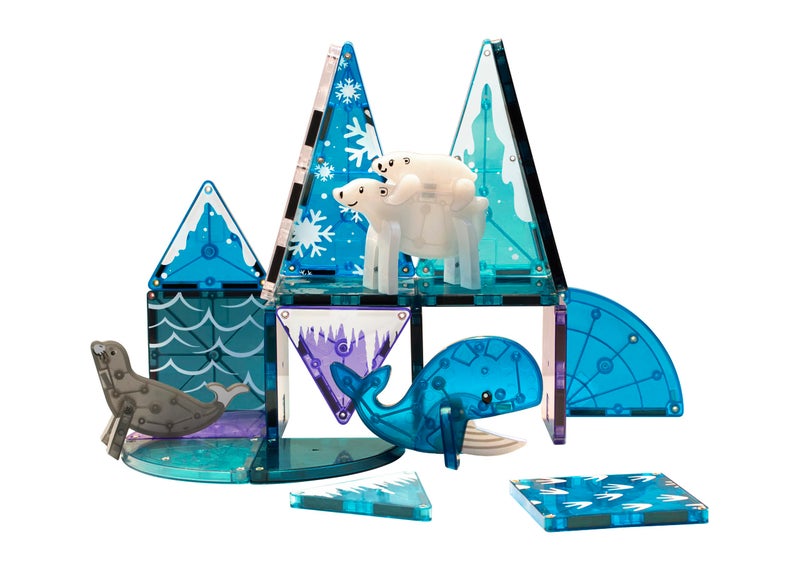 MAGNA-TILES Arctic Animals 25-Piece Magnetic Construction Set, The ORIGINAL Magnetic Building Brand - Image 5