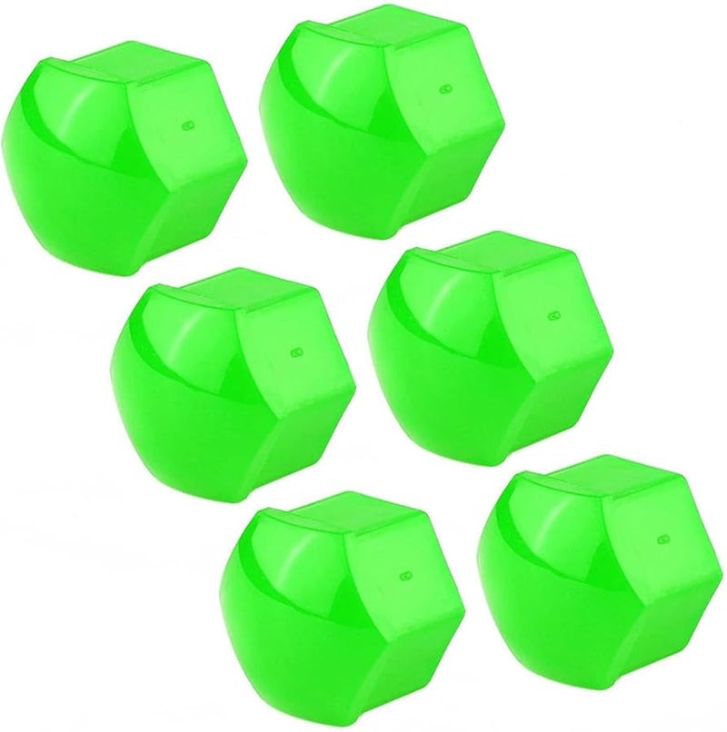 Green Wheel Nut Caps 19mm 20pcs Rust Proof Decorative Cover For Car Wheel Bolts - Image 1