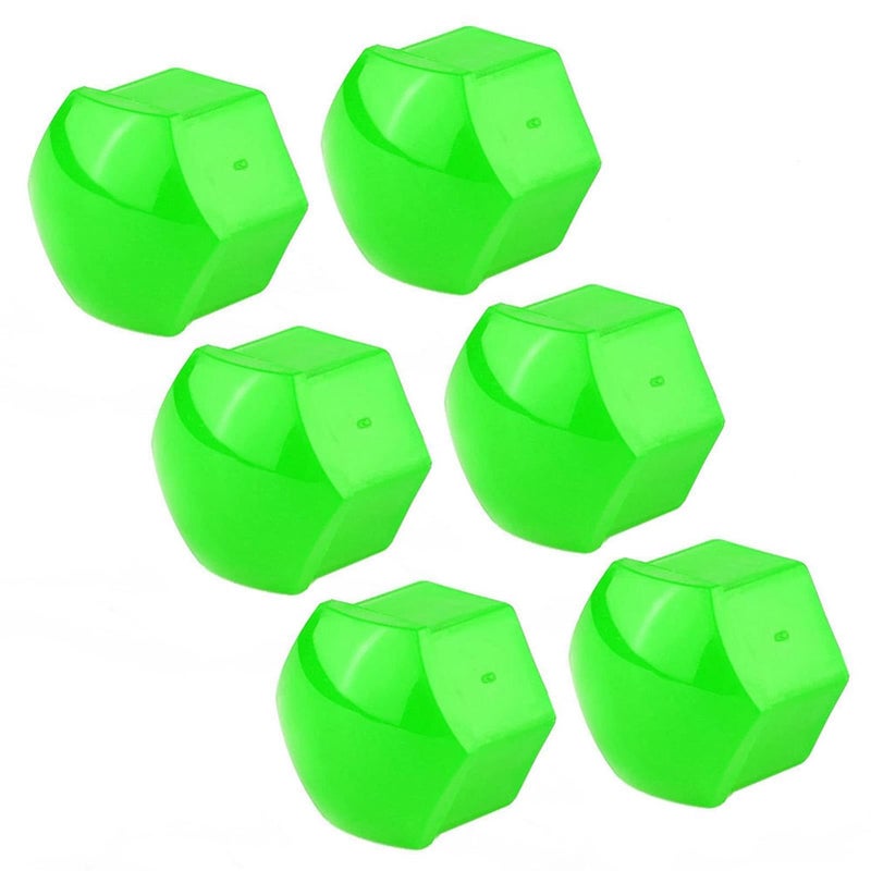 Green Wheel Nut Caps 19mm 20pcs Rust Proof Decorative Cover For Car Wheel Bolts - Image 2