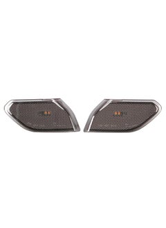 NIBEMINENT 2 Pcs LED Side Maker Lights Front Fender Flares Lamps for Jeep Wrangler JL 2018-2019,Smoke Lens Turn Signal Parking Lamp  - Image 1