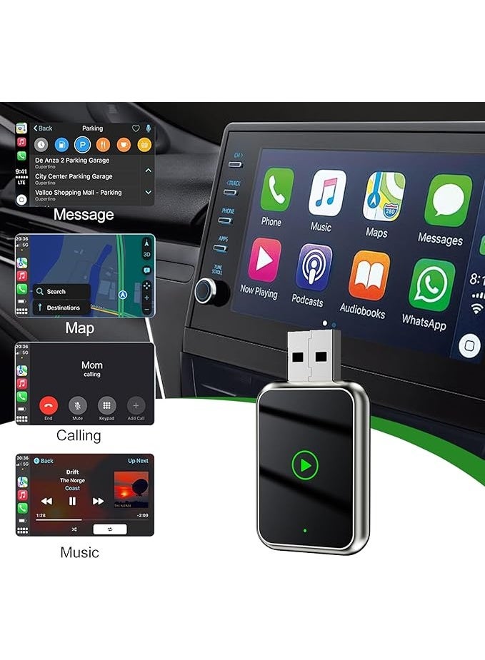 Wireless 2-in-1 CarPlay & Android Auto Adapter – Stable Plug & Play Dongle for iPhone & Android Phones, Supports Cars 2016+, 5.0GHz WiFi - Image 4