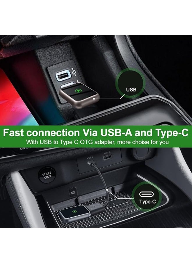 Wireless 2-in-1 CarPlay & Android Auto Adapter – Stable Plug & Play Dongle for iPhone & Android Phones, Supports Cars 2016+, 5.0GHz WiFi - Image 3