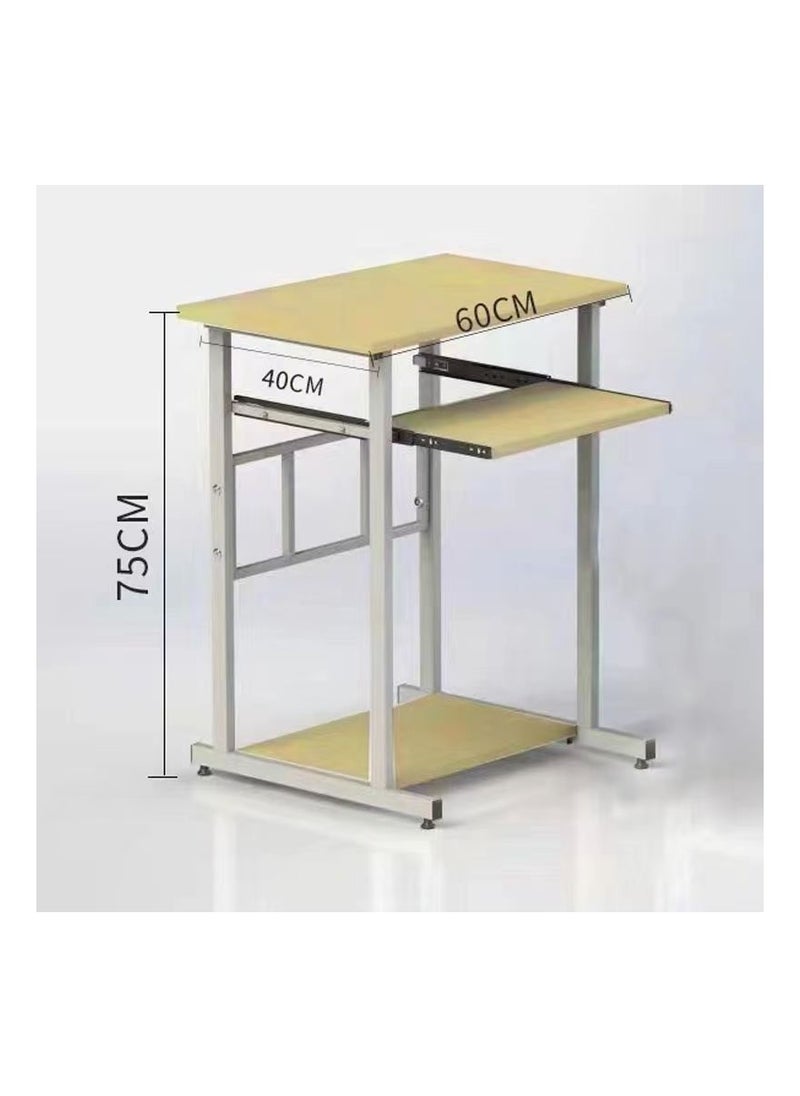 C&C Home Modern Space Saver Computer Desk With Sliding Keyboard Tray  - Image 3