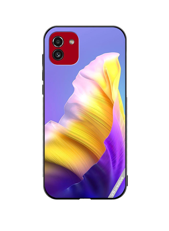 VR CREATIVE Protective Case Cover For Samsung Galaxy A03 Flower Design Multicolour - Image 1