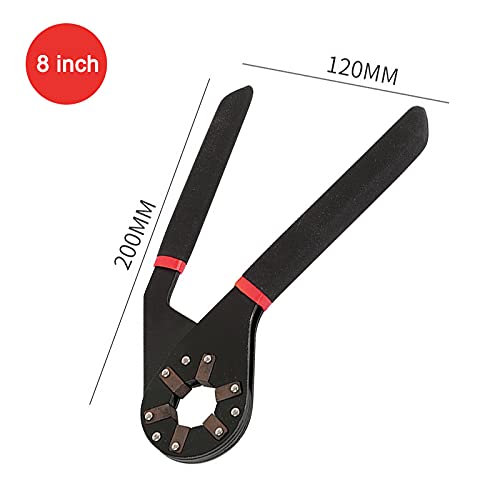 Jorex Mart Hexagon Universal Wrench MultiFunction Adjustable Bionic Pier Spanner Repair Hand Tool Single Sided Bionic Wrench 8 Inches - Image 2