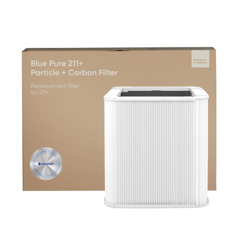 BLUEAIR Genuine Blue Pure 211 Replacement Filter for 211 Air Purifiers AHAM Certified HEPASilent Dual Filtration Removes Particles Odors Genuine Carbon Filter - Image 2