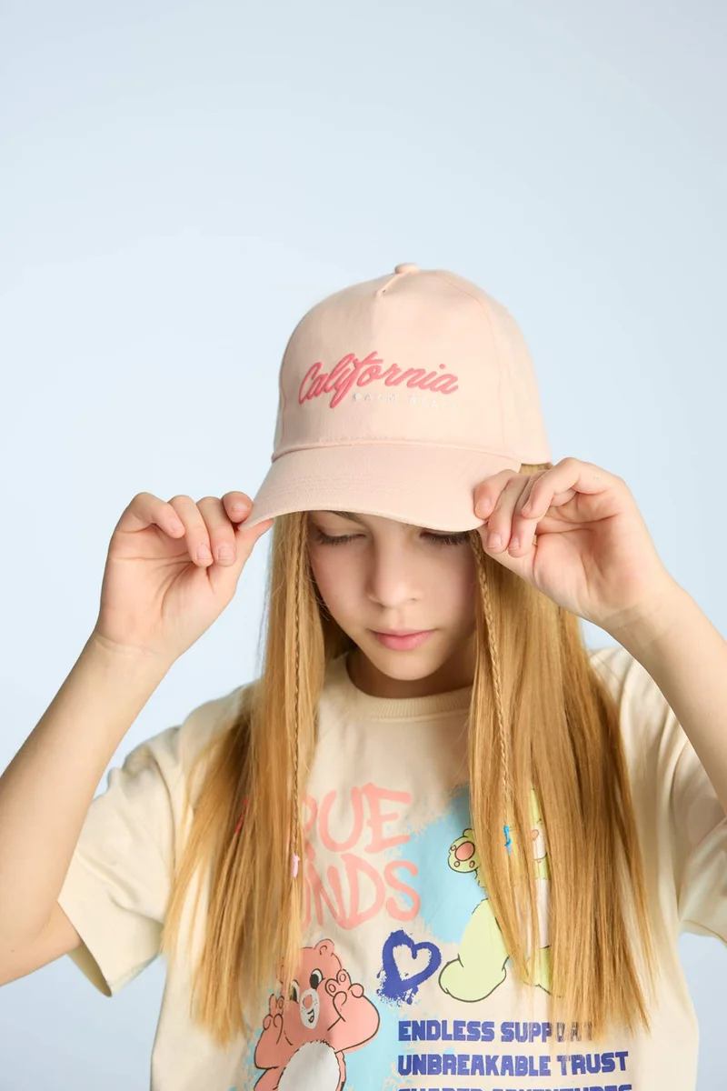 ديفاكتو Girl Printed Cotton Cap