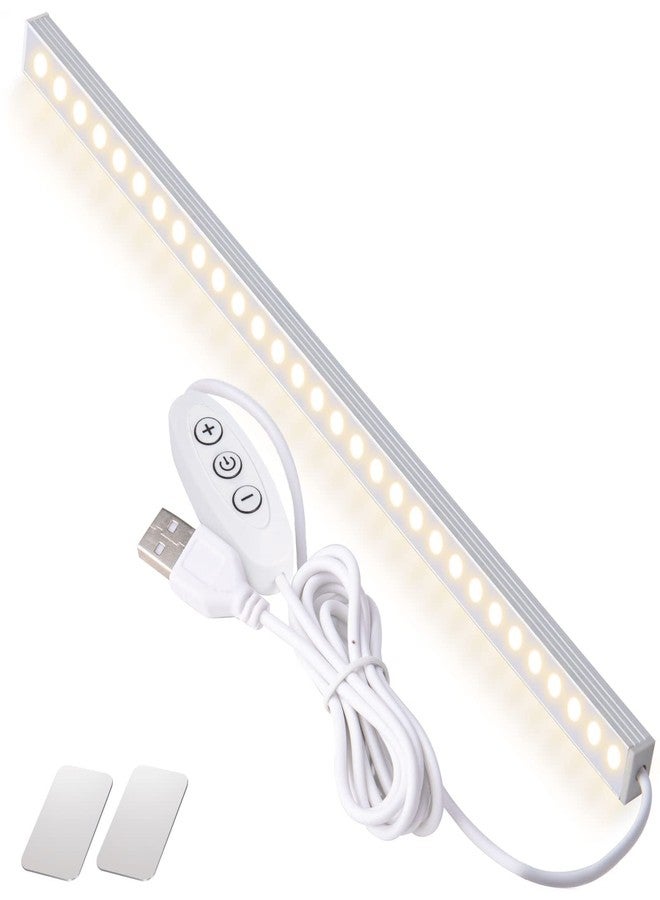 DWEPTU USB Powered Under Cabinet Lighting, 12" Tool-Free Mount Dimmable LED Strip for Pantry & Workspace - Image 1