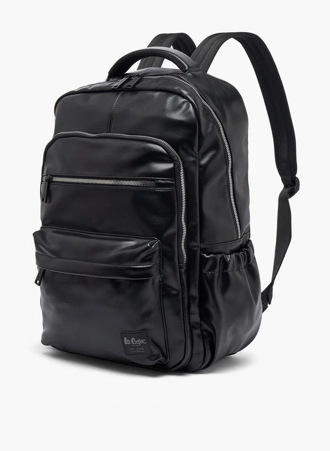 Lee Cooper BLACK Men Cushioned Strap Backpack for Men | Best Price UAE