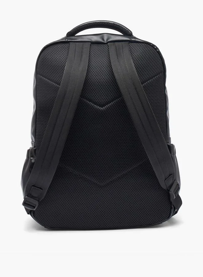 Lee Cooper BLACK Men Cushioned Strap Backpack for Men | Best Price UAE