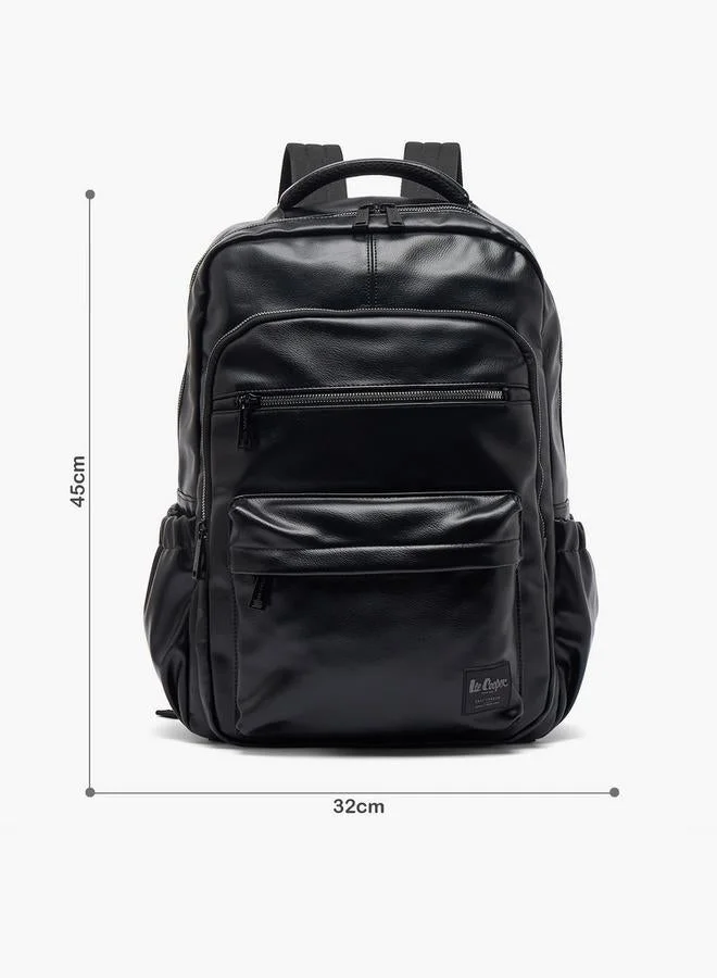 Lee Cooper BLACK Men Cushioned Strap Backpack for Men | Best Price UAE