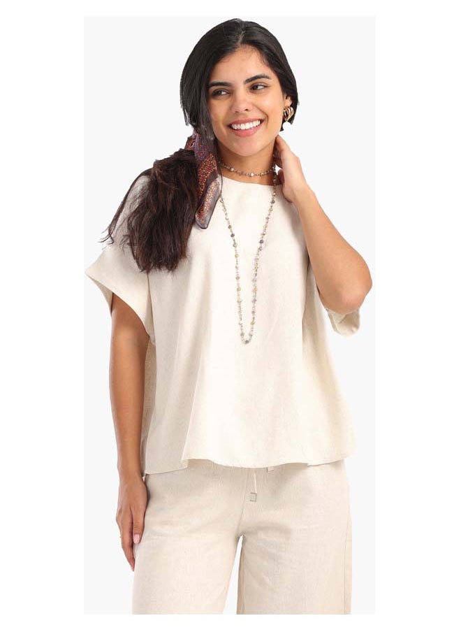 Clue Elegant Solid Blouse  - Image 1